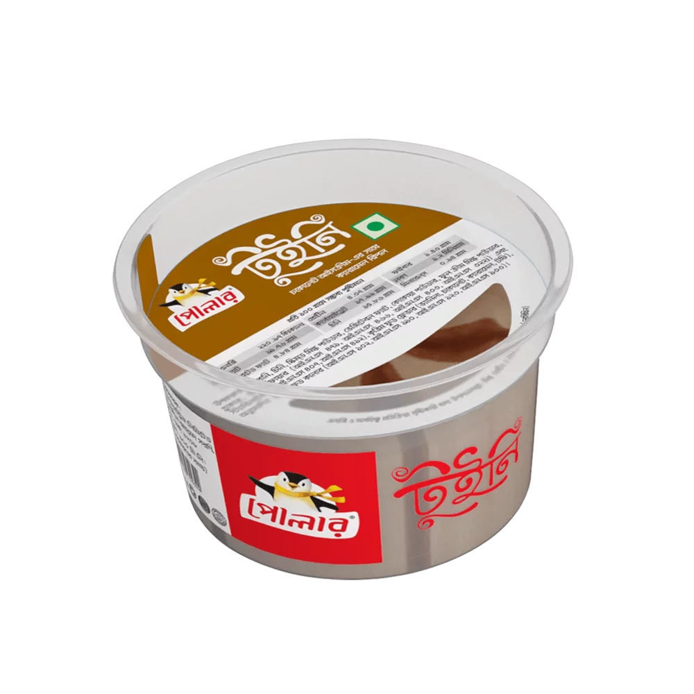 টুইনি কাপ (চকোলেট ও ক্যারামেল)